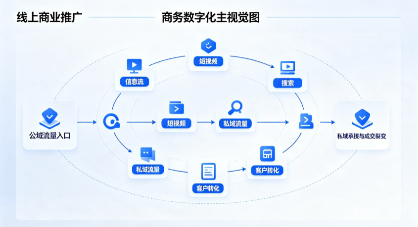 博乐市线上商业推广怎么做？全域流量闭环搭建与低成本转化实战指南